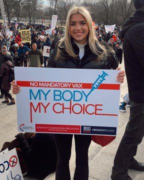 NO MANDATORY VAX! MY BODY MY CHOICE